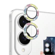 Shiny Pink Lens Film, Compatible With Samsung Galaxy A26/A36/A56, S25 Edge, Shiny Lens Film With Positioning For Easy Installation, High Definition Tempered Glass Anti-Scratch Wear-Resistant Lens Protector, Lens Protection Pad, Lens Protector, Multiple Colors Available: Shiny Pink, Shiny Blue, Silver, Purple, Multicolor Lens Protection Sticker - Multicolor - View 22