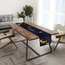 1/4/6件装中东节日系列金色新月镂空灯笼几何图案装饰餐垫，亚麻印花桌布/餐巾垫，适用于派对、厨房、餐厅装饰，可水洗 - 彩色 - 查看 10