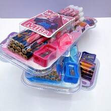 Mattel 12pcs/Set New K-Pop Witch Hunt Girl Group 12pcs Big Head Wooden Pencil Set, Stationery Gift - Multicolor - View 6