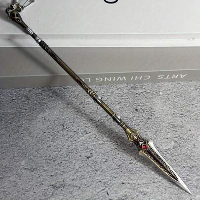 Modelo de espada Katana pequeña de 21 cm (8.3 pulgadas), cuchillo, lanza, arma de metal, hoja de acero con patrón Damasco, tamaño real de la espada Katana japonesa original, figura de sable de Samurai, regalo