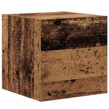 vidaXL Ensemble meuble TV 4 pcs Bois Ancien Bois d'ingénierie - Castanho - Ver 5