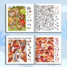 Visual Search And Object Identification Activity Notebook, Animal/Holiday/Lifestyle Scenes, Observation And Focus Training, Screen-Free Puzzle Fun With Colorful Illustrations - Look and Find - View 7