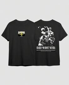 Unisex T-Shirt Featuring Fighter Charles Oliveira Do Bronx, Brazilian MMA Champion, Martial Arts Sport. - màu đen - Xem 3