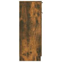 vidaXL Armadio da bagno Chêne fumé 32x34x90 cm Legno d'ingegneria - Castano - Visualizzare 7