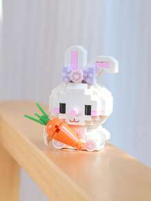 2000+ Pcs New Cute Animal Theme Mini Building Blocks Toy Series, Including Adorable Corgi Puppy, Owl, Dolphin, Rabbit, Kitten And More, Creative Assembly, Suitable For Window Decor, Living Room Decoration, Thanksgiving/Birthday, Holiday Gifts. Stress Relief Toy, Mini Building Blocks, Building Block Bear, Adult Building Blocks - Multicolor - View 17