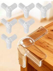 4/6/8/10/12件装婴儿安全桌角护角，家具边角保护器，儿童安全护角 - 彩色 - 查看 11