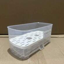 1pc Multifunctional Sink Organizer Rack (With Draining Rack And Hooks) - No Electricity Needed, Can Be Placed On Countertop, Stores Sponges, Soaps, Brushes, Cloths And Other Kitchen Sink Items, Fabric Storage Rack.Compact Design, Easy To Clean, Made Of Durable Plastic, Specially Designed Sponges. - Nhiều màu - Xem 7