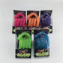 tangle 官方夜光扭扭指尖玩具，多动症专注力训练手部玩具，光滑质地，缓解压力 - 扭扭樂解壓玩具-夜光-芭樂粉 - 查看 3