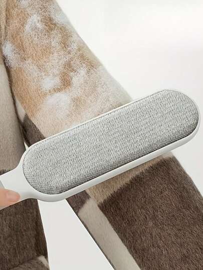 1pc Multipurpose Double-Sided Lint Brush, Suitable For Clothes, Sofa, Furniture And Carpet Pet Hair And Fabric Lint Removal - No Power Required. Perfect Gift Choice For Valentine's Day, Halloween, Christmas Or Birthday Party