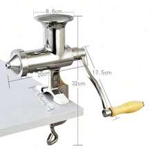 20*32cm Manual Juicer Tool Modern Fruit & Vegetable Squeezer Desktop Stainless Steel Juicer For Home, Restaurants, Bars - Silver - View 2