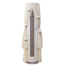 1pc Cylindrical Air Conditioner Dust Cover, Universal Top Lid Cloth, Can Start AC Without Removing Dust Cover