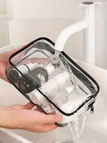 Cute Cat Themed PVC Toiletry Bag, PVC Travel Organizer Pouch, Zippered Closure - Lightweight, Fade-Resistant Makeup Cosmetic Bag, Suitable For Women And Girls, TSA-Approved Portable Makeup Case, Easy To Wipe Clean, Great Gift For Mom, Teacher, Friend, Nurse, Perfect For School Trips And Vacations, Waterproof Toiletry Bag - Multicolor - View 9