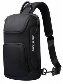 Hikeo Waterproof 9.7" Tablet Crossbody Bag - Black - View 1