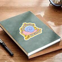 3-Inch "Small Progress Is Still Progress" Motivational Snail Sticker – Perfect For Laptops, Water Bottles, Journals, And Goal-Setters' Spaces | Great For Motivational Enthusiasts, Self-Care Advocates, And Positive Thinkers | Ideal Gift For Friends, Family, And Co-Workers | Uplifting Sticker For Personal Growth And Daily Motivation - 1 sản phẩm nhiều màu - Xem 3