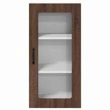 vidaXL Armadio da cucina con porte 2 pz Chêne brun 40 x 31 x 80 cm - Castano - Visualizzare 7