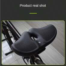 1pc Designed With A Truncated, Rounded Nose That Reduces Contact Pressure On Sensitive Areas, This Saddle Promotes A More Forward-Leaning, Aerodynamic Posture. Ideal For Road Cycling, Mountain Biking, And Indoor Spinning-Where Freedom Of Movement And Weight Distribution Are Key To Comfort And Efficiency. - Multicolor - View 7