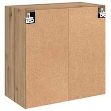 vidaXL Mueble mural madera artesanal 60 x 31 x 60 cm madera de ingeniería - Marrón - Ver 8