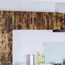 vidaXL Armadio da Cucina con Porte 2 pz Chêne Fumé 50 x 31 x 40 cm - Castano - Visualizzare 1