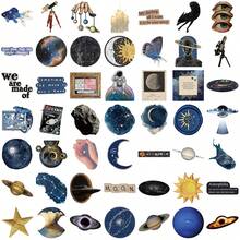 50PCS Space Stickers Transparent PET Material, Suitable For Water Bottles, Scrapbooks, Diaries, Laptops, Mobile Phones, Etc, Perfect For Teenagers And Adults As Decorative Gifts - Multicolor - View 3