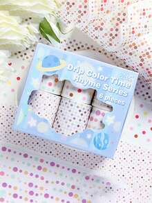 6 rollos/caja de cinta washi con puntos pequeños y coloridos, cinta creativa de varios colores, para decoración de tarjetas, scrapbooking y decoración de cuadernos DIY, cinta washi exquisita - Multicolor - Ver 3