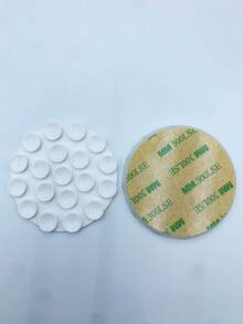 19 件单面粘合硅胶圆形吸盘手机支架，可任意角度粘贴在镜子和墙壁上，解锁新的自拍和直播姿势，兼容 、Android 手机，生日、家人、朋友手机支架、手机配件的礼物 - 彩色 - 查看 16