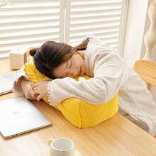 Office Seats, Lumbar Support 1PC Cushions, Simple And Long-Lasting Waist Protection Tools, Lumbar Pillow Backrests, Nap Pillows, Backrest Cushions, New Models - Beige - View 8