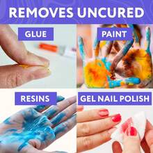 Epoxy Resin Cleaner & Remover, Comfortable Cleaning Agent Used To Remove Uncured Resin, Glue And Paint From Tools And Molds, Ideal For Artists And Crafters