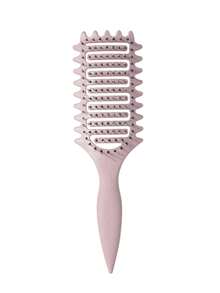 1支/6支装卷发造型梳，2025专业卷发梳，打造完美卷发、波浪和螺旋卷，防毛躁，顺滑梳理，沙龙级造型，美发梳 - 彩色 - 查看 15