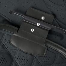JDWBT Faux Suede Car Seat Covers, Semi-Covered, Complete Set, For Nissan Qashqai, Micra, Note, X-Trail, Leaf, Almera; Durable, Easy To Clean - Black - View 7