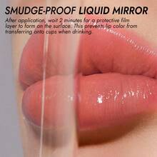 1支二合一双头唇彩唇线笔，高品质唇线笔，镜面妆效持久哑光液体唇膏，防晕染，不沾杯，日常唇妆 - 彩色 - 查看 9