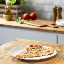 200pcs/100pcs Disposable White Round Paper Plates, Suitable For Birthday, Wedding, Picnic, Painting Palette, Food Display, Holidays And Events - White - View 3