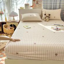 1pc Thickened Brushed Bedsheet, Solid Color Anti-Slip Single Bed Cover, Printed Mattress Protector (Pillow Case Not Included) - Garg Puppy - View 2