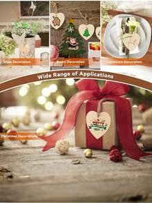 20 Stücke unfertige Holz-Herzform DIY Maldekorationen, kleine Herz Deko geeignet für DIY Malerei, Hochzeit, Hausparty, Feiertags-Anhänger, Hängedekoration, Oster-Frühlingsparty, Bauernhaus Gartendekoration, Heim-Themenparty, Geschenkanhänger - Verschiedenfarbig - Übersicht 3