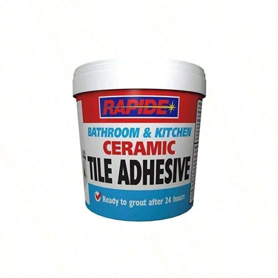 RAPIDE Ceramic Tile Adhesive 1kg Tub Ready To Use Wall Tile Fixing Compound - 1KG - View 1