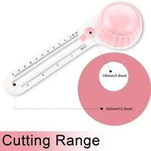 1Pc Circle Cutter, Circle Paper Cutters, Circle Cutter Paper Crafts, Adjustable Circle Cutters, Circular CutterTool, 4 Inch CircleCutter Paper, Rotary PaperCutter, CircleCutters,Circle Paper Trimmer, Circular Round Rotary Paper Cutter Slicer Scrapbook Photo Cardstock,Back To School,School Supplies - 彩色 - 查看 6