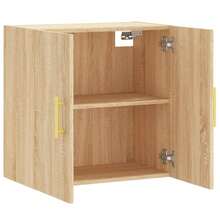 vidaXL Armadio murale chêne sonoma 60x31x60 cm in legno metalmeccanico - Castano - Visualizzare 6
