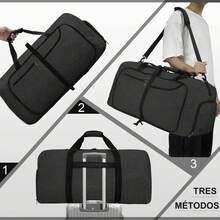 bolsas de viaje Plegable,Maleta Deportiva,maleta de viaje semana con compartimento para zapatos,bolsa hombre maletas deportiva mujer (65L) - 40 litros - Ver 2