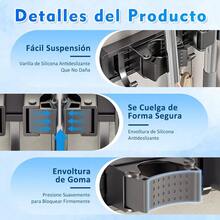 CYPNOrganizador de Escobas Porta Escobas y Trapeadores Pared Organizador de Pared con 6 Ganchos y 5 Estantes Colgador de Escobas y Trapeadores para Garaje Cocina Baño JardínFashion - 221268601 - Ver 3