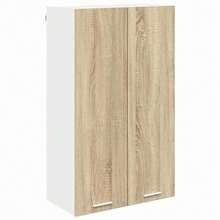vidaXL Armario suspendido con almacenamiento Chêne Sonoma 60 x 31 x 100 cm - Marrón - Ver 2