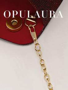 OpulAura 女士时尚闪亮水晶水钻晚宴手拿包，璀璨奢华镶钻正式礼服包，适合晚宴、派对、生日、婚礼等场合，亦可作为生日礼物 - 酒紅色 - 查看 6