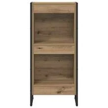 vidaXL Bibliothèque Chêne artigianale 80 x 30 x 155 cm Bois d'ingénierie - Castano - Visualizzare 5