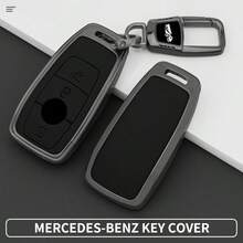 Minimalist & High-End Zinc Alloy Key Fob Case For - Compatible With A4 B9, A5, A6, 8S, 8W, Q5, Q7, S5, S7, TT | Durable Remote Key Cover - Keychain - View 9