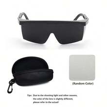 3件/套（可调节激光防护镜+便携式眼镜盒+清洁布）；适用于各种IPL美容仪、脱毛仪、激光消毒棒等强光、紫外激光设备的日常防护；一体化镜头设计，视野更宽 - 彩色 - 查看 12