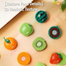 Đồ chơi cắt trái cây cho bé, bộ đồ chơi giáo dục, có thể cắt rau củ và trái cây, không tiếp xúc với thực phẩm, mô phỏng dụng cụ nhà bếp, không có cạnh sắc. - Nhiều màu - Xem 3