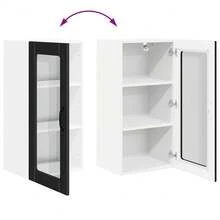 vidaXL Armadio da cucina Nero 40 x 31 x 80 cm Legno d'ingénierie - nero - Visualizzare 11