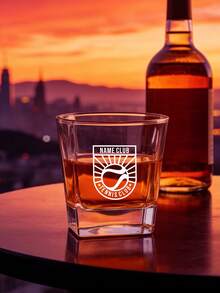 1pc/Set Custom Logo Whiskey Glass, Custom Glass, Custom Photo Whiskey Tumbler Glass,Glassware With Photo, Custom Gift, Personalized Photo Whiskey Set, Personalized Whiskey Glassware, Whiskey Tumbler With Photo, Whiskey Carafe, Unique Gift For Valentine's Day, Mother's Day, Father's Day, Birthday, Anniversaries - Custom Logo - View 7