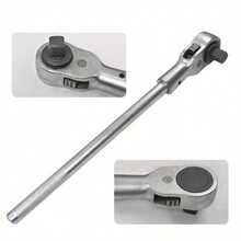 21pcs 3/4" Dr Socket Set 19-50mm 12 Point Sockets Ratchets Extension Ratchet - Silvery - View 6