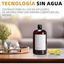 Esencia Ambiental Profesional para Aromaterapia y Difusor, 250 ML Esencia Ambiental Profesional para Difusores, Diseñado para Aromaterapia y Difusores (Té Blanco/almizcle/ámbar Gris, 250ML) - Té blanco/almizcle/ámbar gris - Ver 5