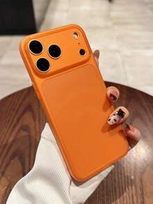 New Luxury UltraThin Matte Case Suitable For IPhone 17 Pro Max Air 16 15 14 Plus 13 12 11Pro Max Clear Translucent Shockproof Slim Lens Protection Cover - Orange - View 7