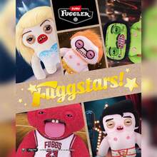 Spin Master Fugg Stars 系列 9 英寸搞笑丑陋怪物毛绒玩具，包括 Fleeting Fartlet/Rhymer Mcslimer/Greazee/Gunky Goober/Chunky Mcdunky，古怪可爱的收藏娃娃 - Greazee - 查看 1